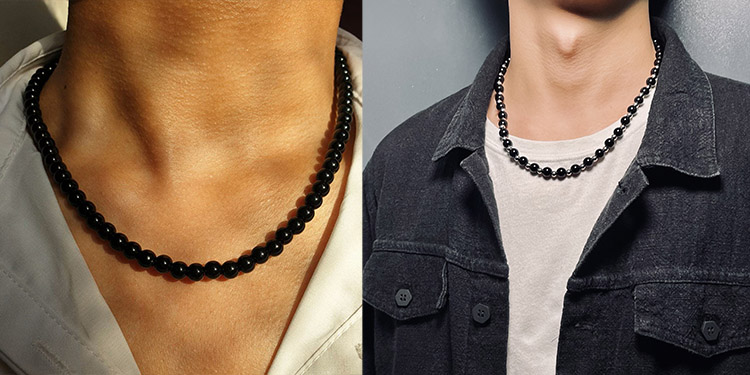 how to wear black pearls